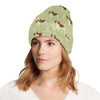 Beagle Pattern Print Design 07 Unisex Beanie