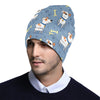 Bull Terriers Pattern Print Design 04 Unisex Beanie