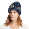 Monarch Butterfly Pattern Print Design 01 Unisex Beanie