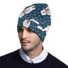 Polar Bear Pattern Print Design PB05 Unisex Beanie