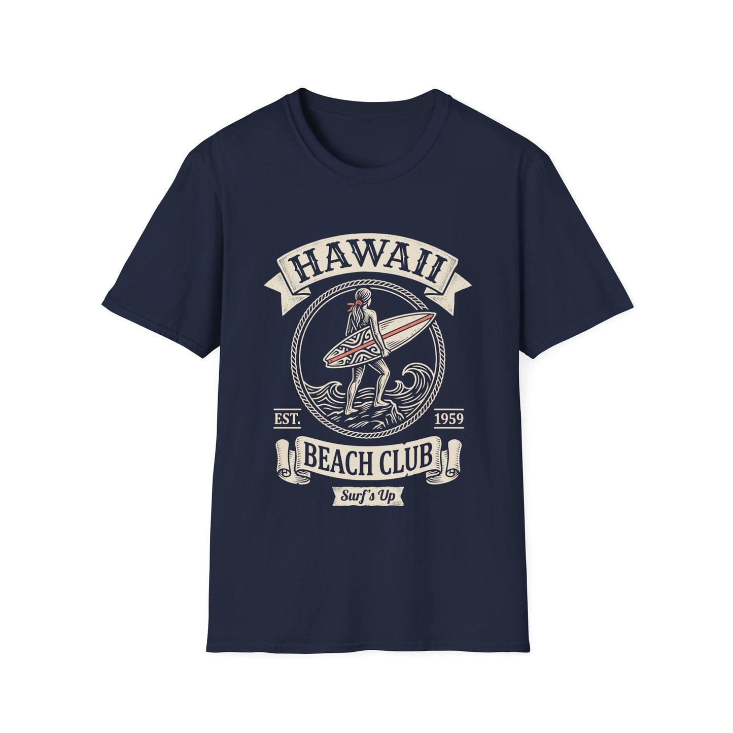Hawaii Beach Club Surf's Up T-Shirt