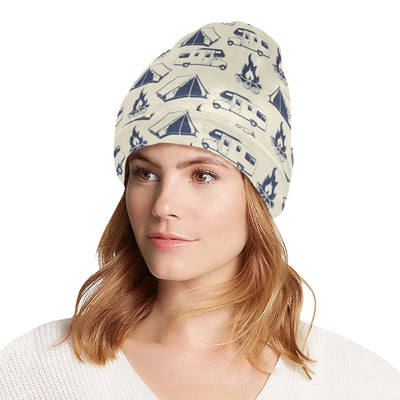 Campfire Pattern Print Design 01 Unisex Beanie