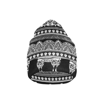 Llama Aztec Style Pattern Print Design 01 Unisex Beanie