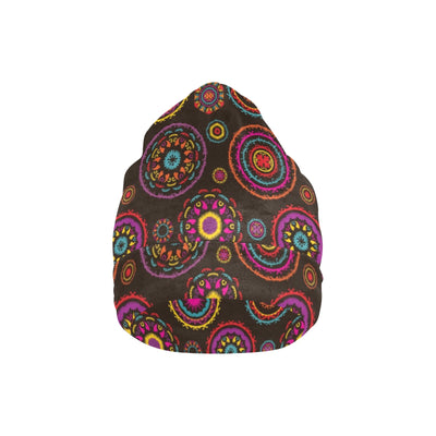 Bohemian Pattern Print Design 01 Unisex Beanie