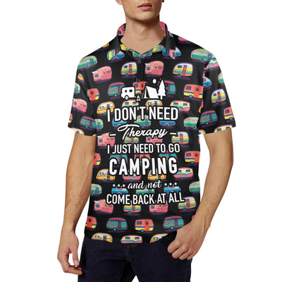 Camping Therapy Polo Shirt