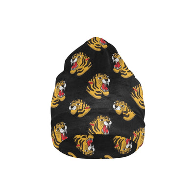 Tiger Head Print Design LKS306 Unisex Beanie