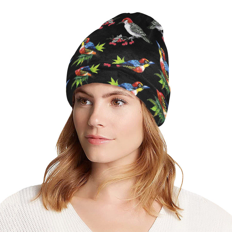 Birds Pattern Print Design 06 Unisex Beanie