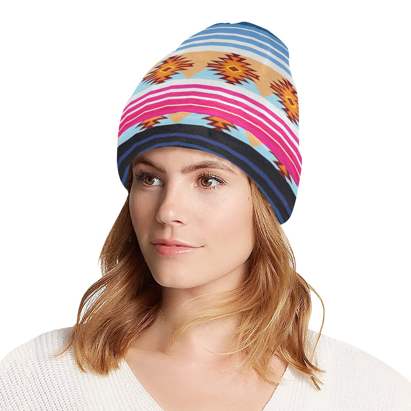 Mexican Pattern Print Design 03 Unisex Beanie