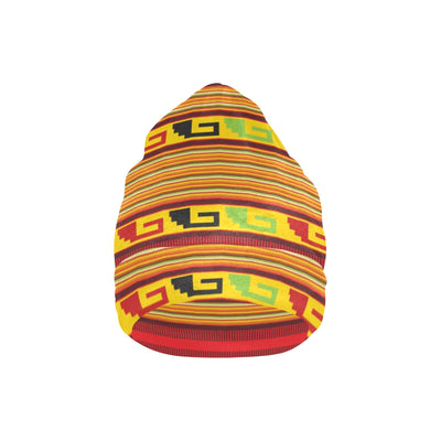 Mexican Blanket Ornament Print Pattern Unisex Beanie