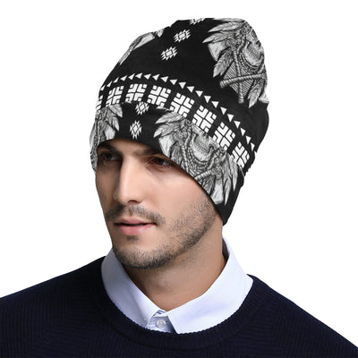 Native American Indian Skull Unisex Beanie