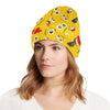 Emoji Face Print Pattern Unisex Beanie