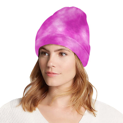 Tie Dye Pink Design Print Unisex Beanie