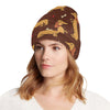 Dachshund Happy Print Pattern Unisex Beanie