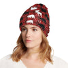 Moose Print Design LKS401 Unisex Beanie