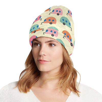 Camper Pattern Print Design 06 Unisex Beanie