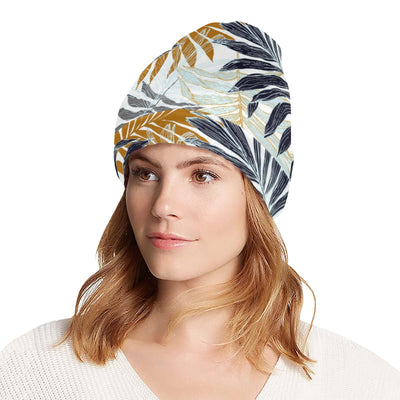 Colorful Tropical Palm Leaves Unisex Beanie