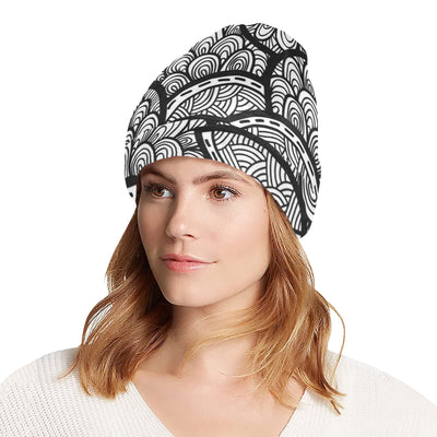 Polynesian Pattern Print Design A01 Unisex Beanie