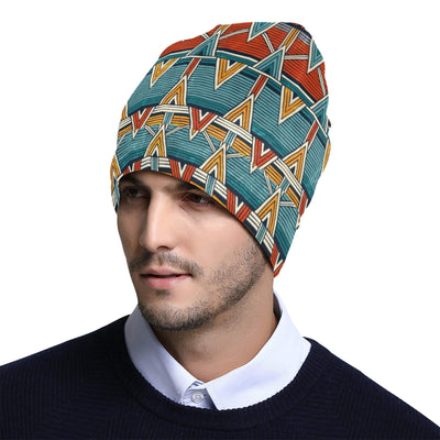 Kente Print African Design Themed Unisex Beanie