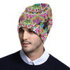 Peace Sign Pattern Print Design A03 Unisex Beanie