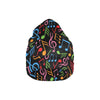 Music Note Colorful Themed Print Unisex Beanie