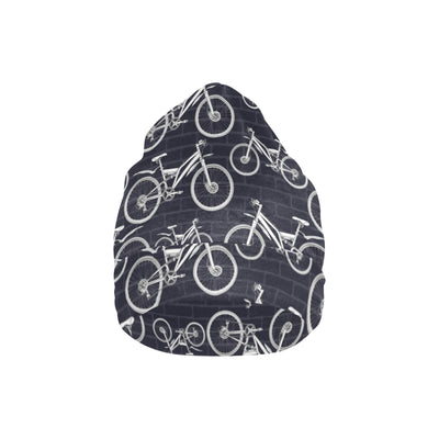 Mountain bike Pattern Print Design 02 Unisex Beanie