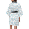 Polar Bear Pattern Print Design PB08 Women's Short Kimono