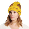 Bison Native Pattern Print Design 01 Unisex Beanie