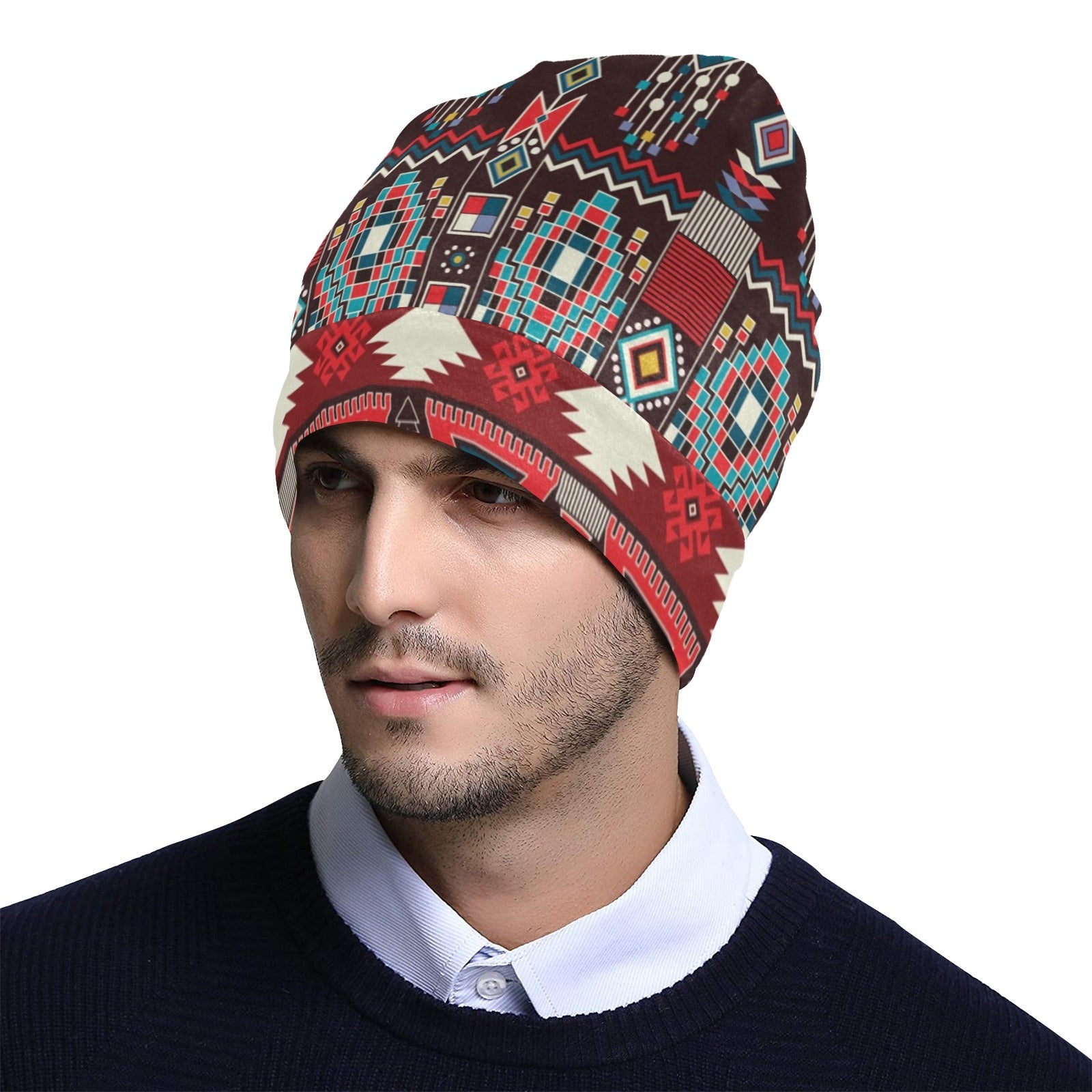 Tribal Aztec Indians native american Unisex Beanie