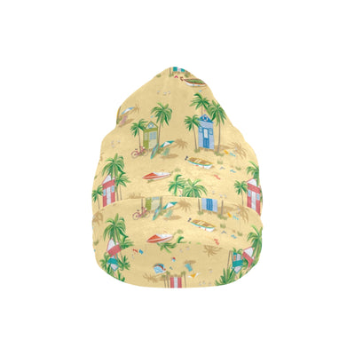 Beach Themed Pattern Print Design 01 Unisex Beanie