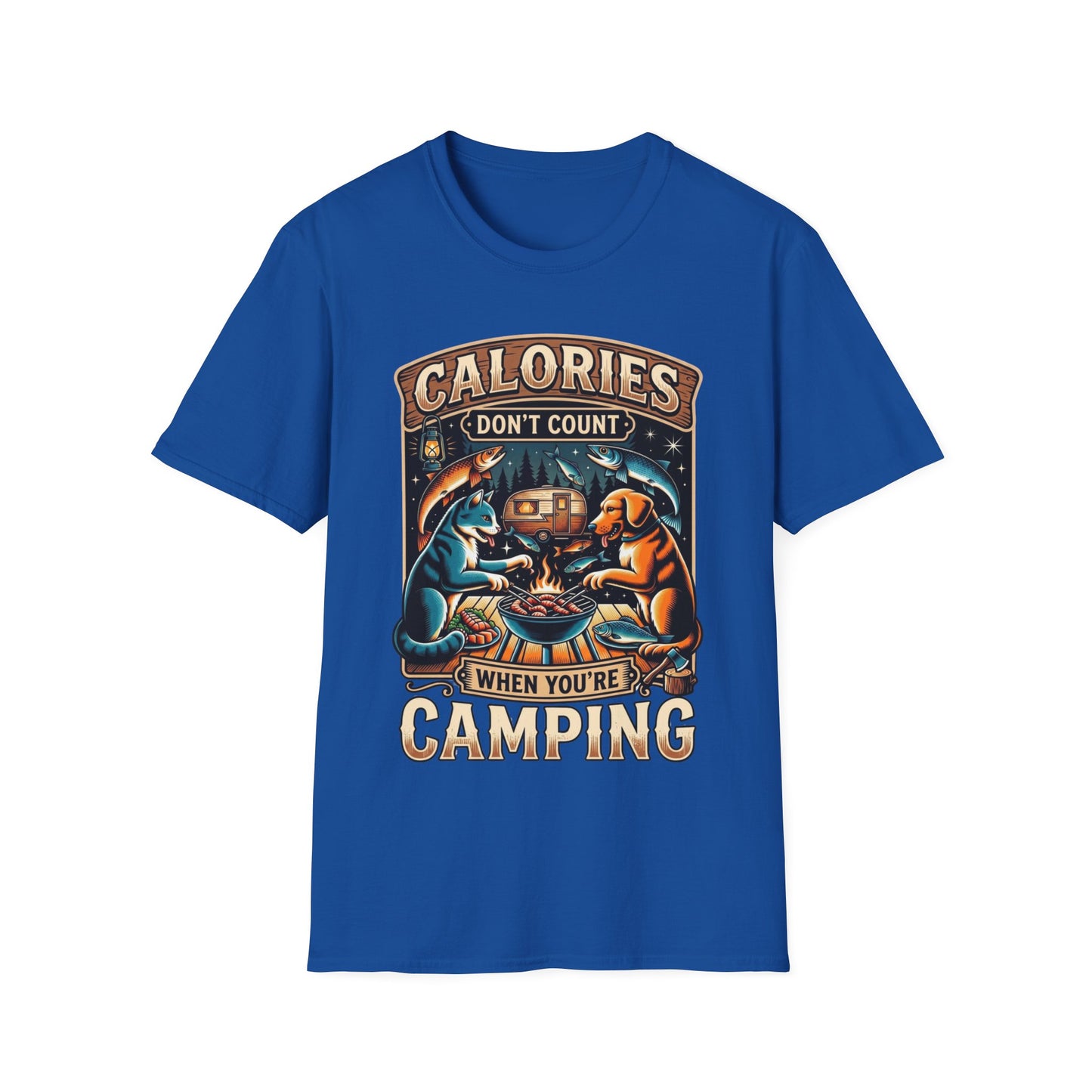 Calories don’t count when you’re camping. T-Shirt