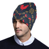 Rooster Pattern Print Design A02 Unisex Beanie