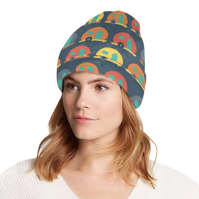 Camper Pattern Print Design 02 Unisex Beanie