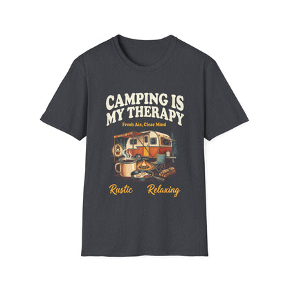 Camping Is My Therapy T‑Shirt