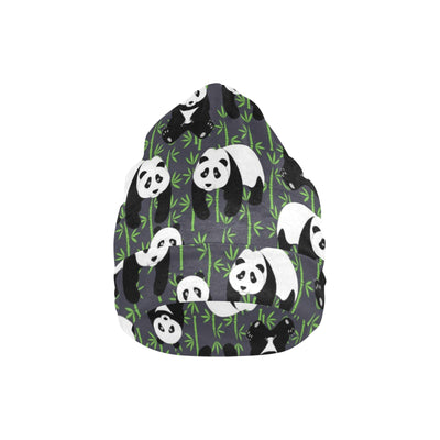 Panda Bear Bamboo Themed Print Unisex Beanie