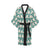 Hydrangea Pattern Print Design HD03 Women's Short Kimono