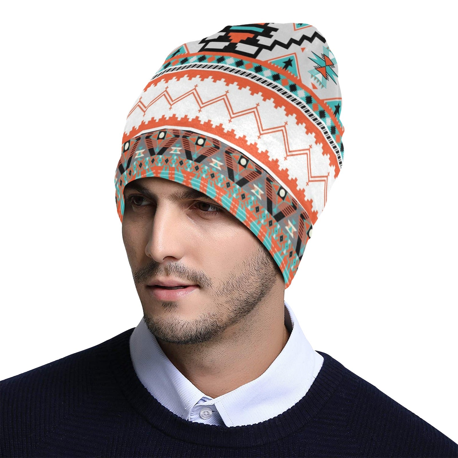 Tribal Aztec Indians pattern Unisex Beanie