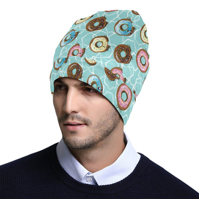 Emoji Donut Print Pattern Unisex Beanie