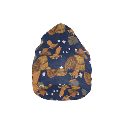 Cowboy Pattern Print Design 03 Unisex Beanie