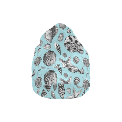 Seashell Beach Print Design LKS302 Unisex Beanie