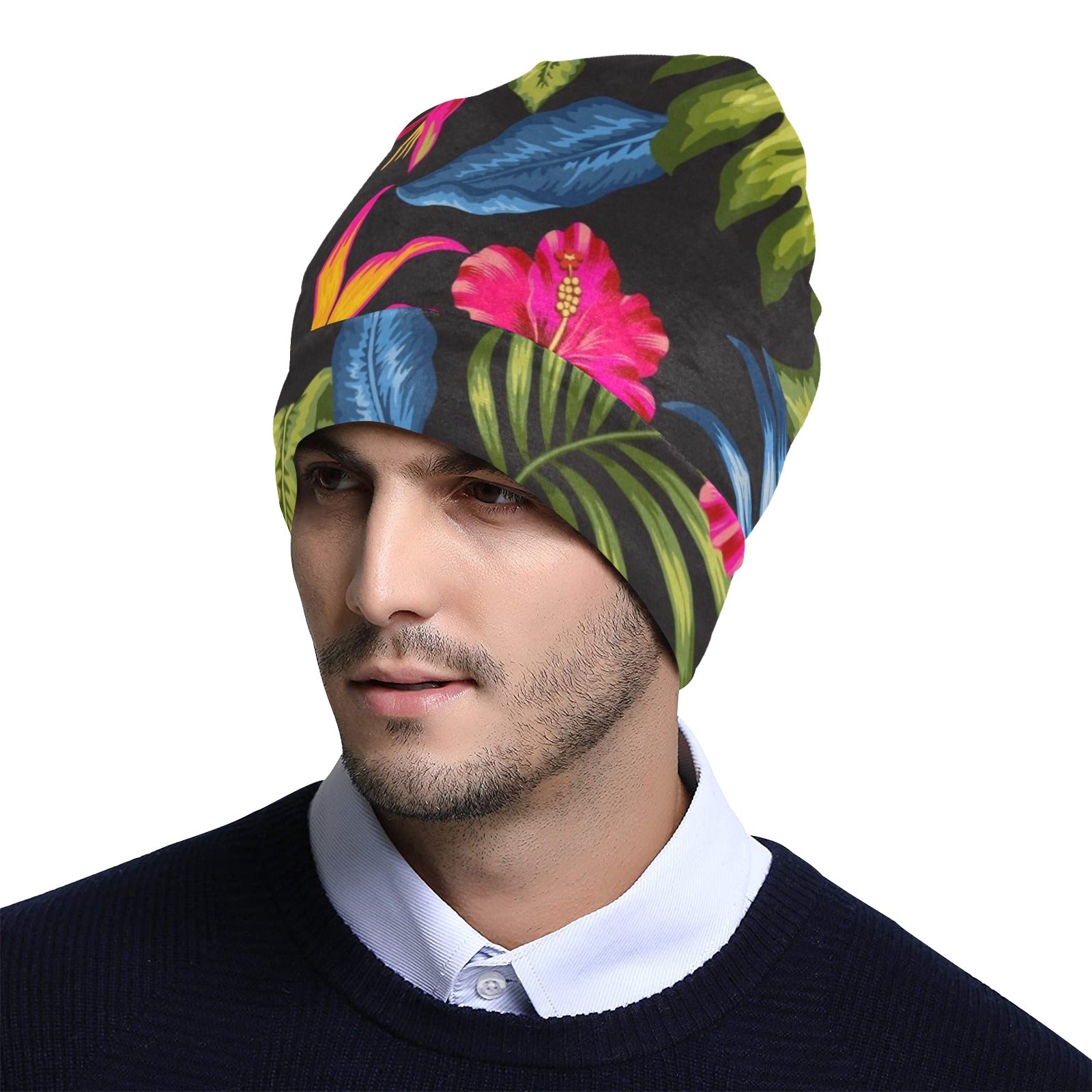 Bird Of Paradise Pattern Print Design BOP014 Unisex Beanie