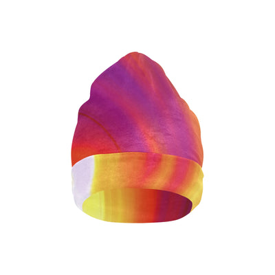 Vortex Twist Swirl Flame Themed Unisex Beanie