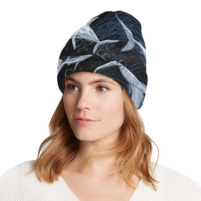 Shark Print Pattern Unisex Beanie