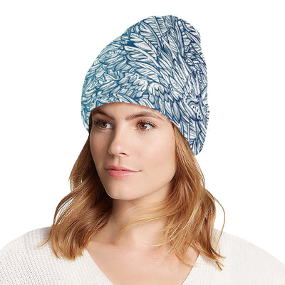 Angel Wings Boho Design Themed Print Unisex Beanie