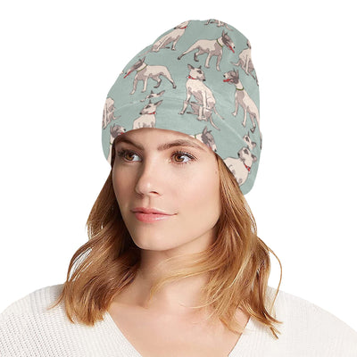 Bull Terrier Cute Print Pattern Unisex Beanie