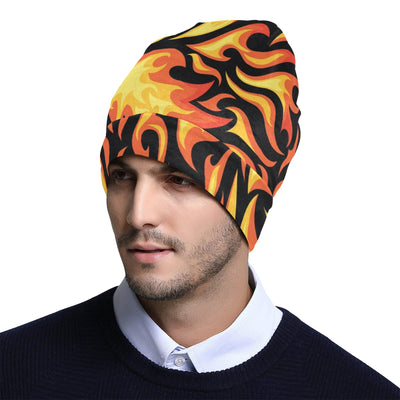 Flame Fire Design Pattern Unisex Beanie