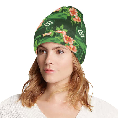 Hibiscus Pattern Print Design HB05 Unisex Beanie