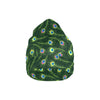 Peacock Feather Green Design Print Unisex Beanie