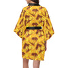 Palm Tree Pattern Print Design PT012 Women's Short Kimono