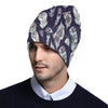 Feather Vintage Boho Design Print Unisex Beanie