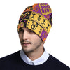 African Pattern Print Design 02 Unisex Beanie